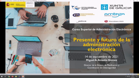 Presente e futuro da administración electrónica - Curso superior de Administración electrónica 2021